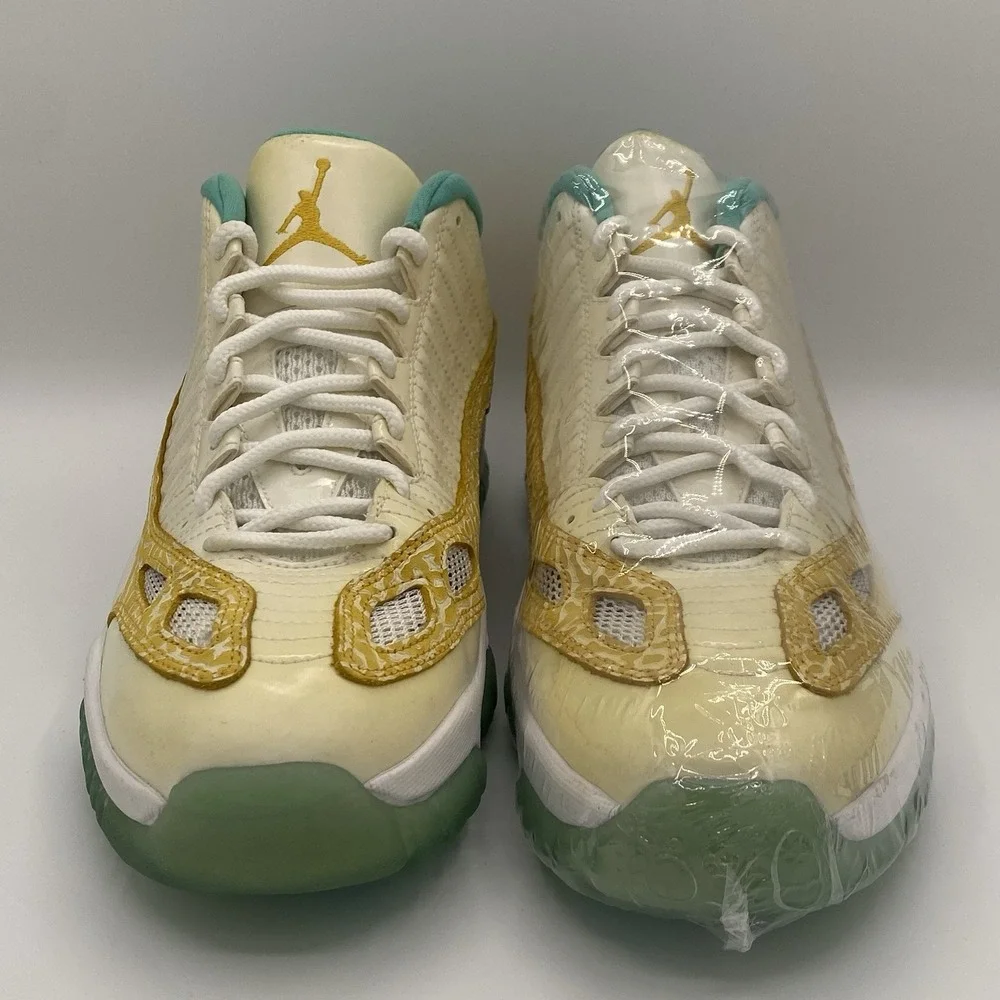 Jordan 11 Retro XI Lows Nike Air IE Azure Maize Teal Aqua Ivory MINT US Men's 12